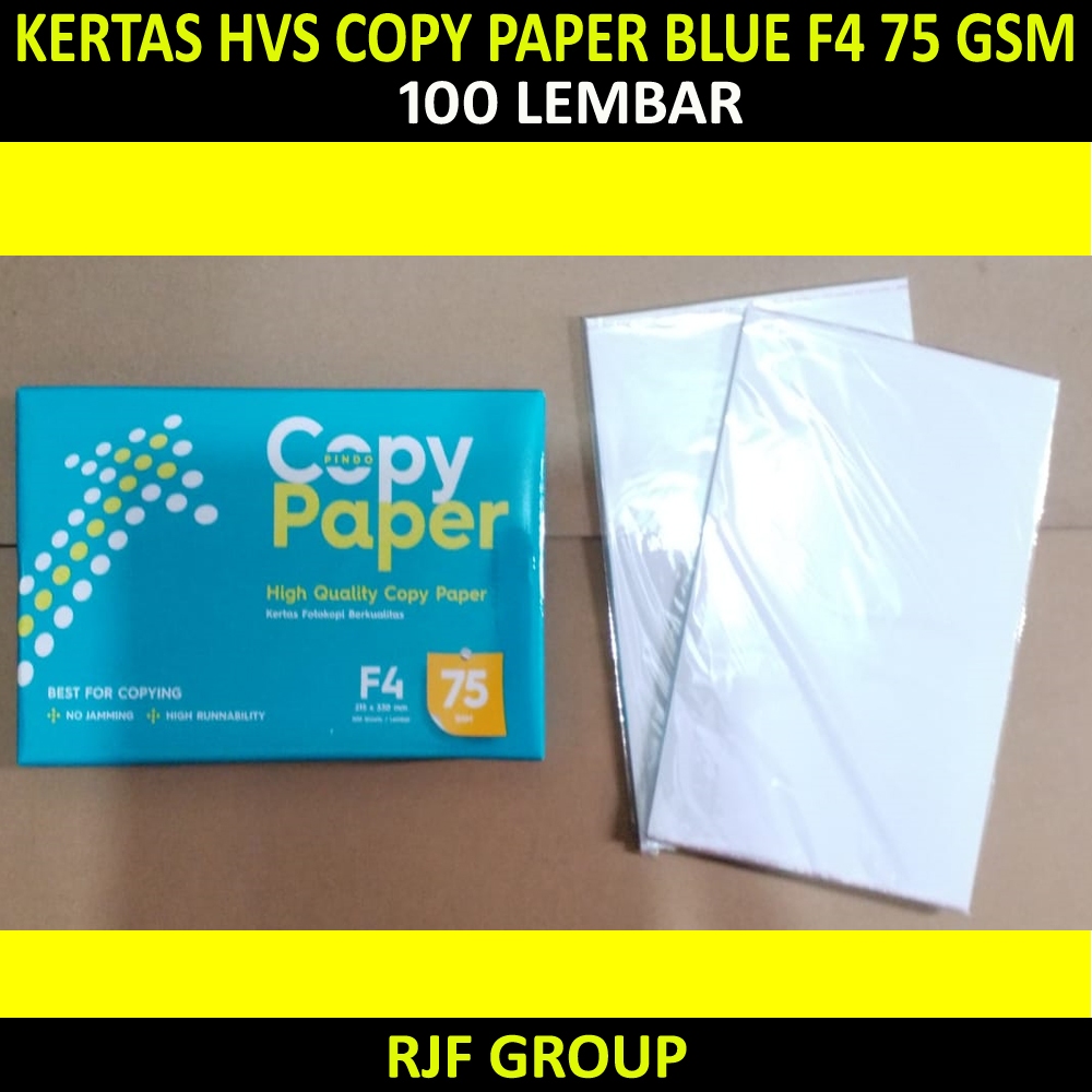 

KERTAS HVS COPY PAPER BLUE FC 75 F4 100 LEMBAR