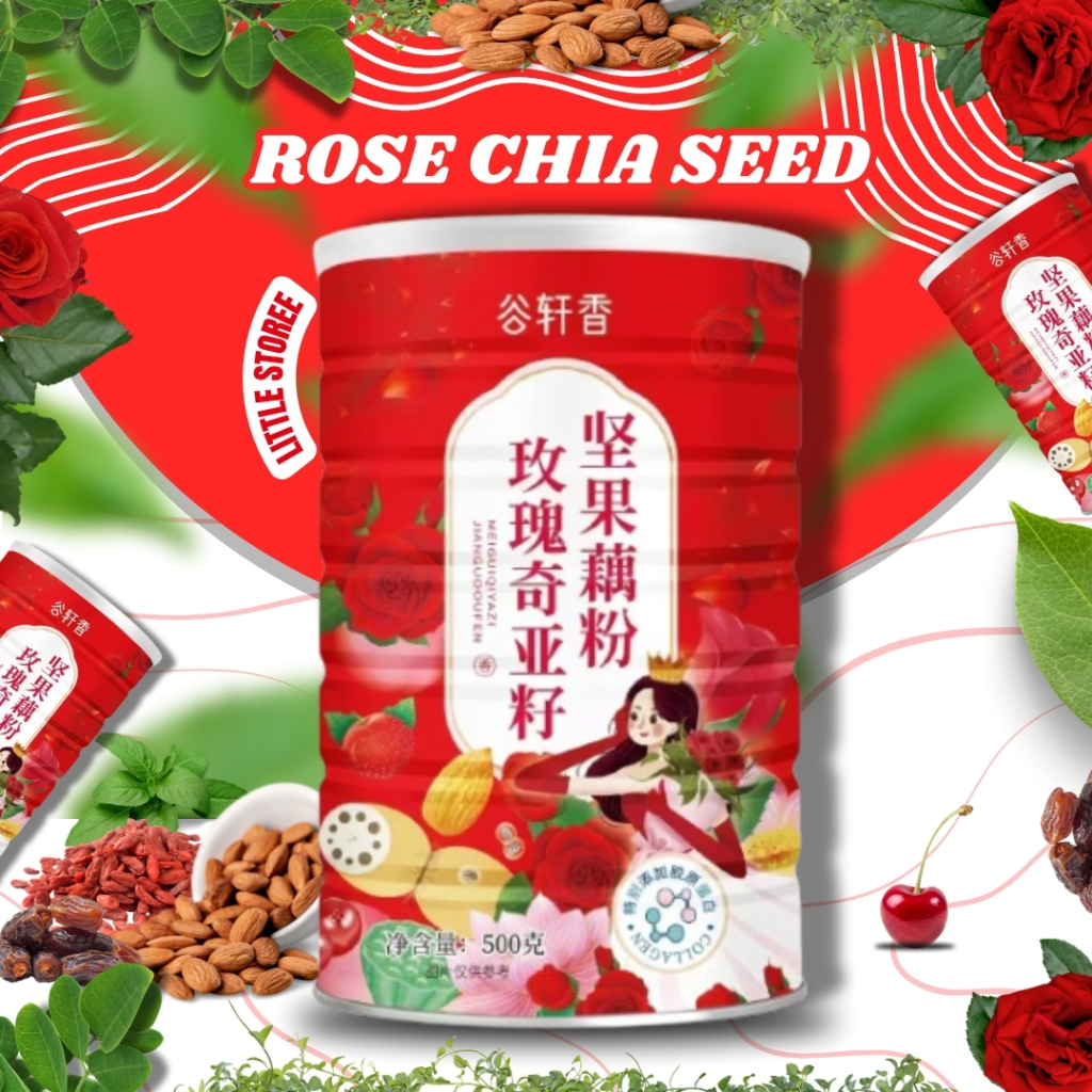 

Oufen Lotus Root Powder Rose Chia Seed Nuts Bubuk Akar Teratai 500gr