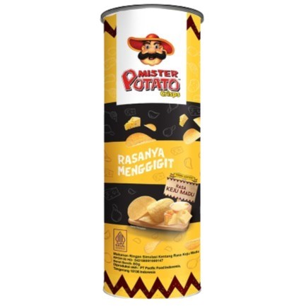 

Mister Potato Honey Cheese / Makanan Ringan Kentang Goreng Rasa Keju Madu 80 Gr