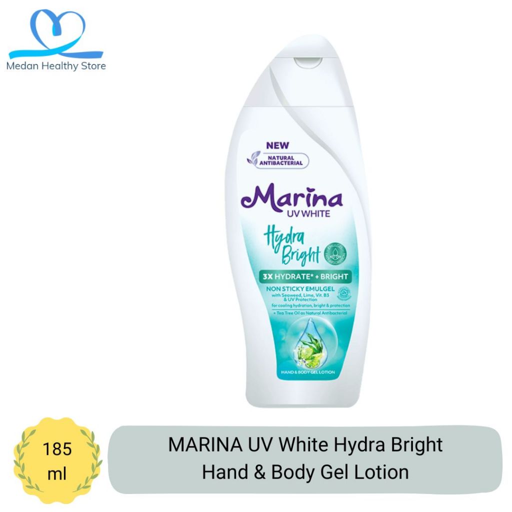 Marina Hydra Bright Hand & Body Gel Lotion185 ml