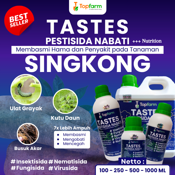 Pestisida Topfarm / Obat Hama Daun Singkong / Obat Jamur Pada Tanaman Singkong / Obat Jamur Singkong