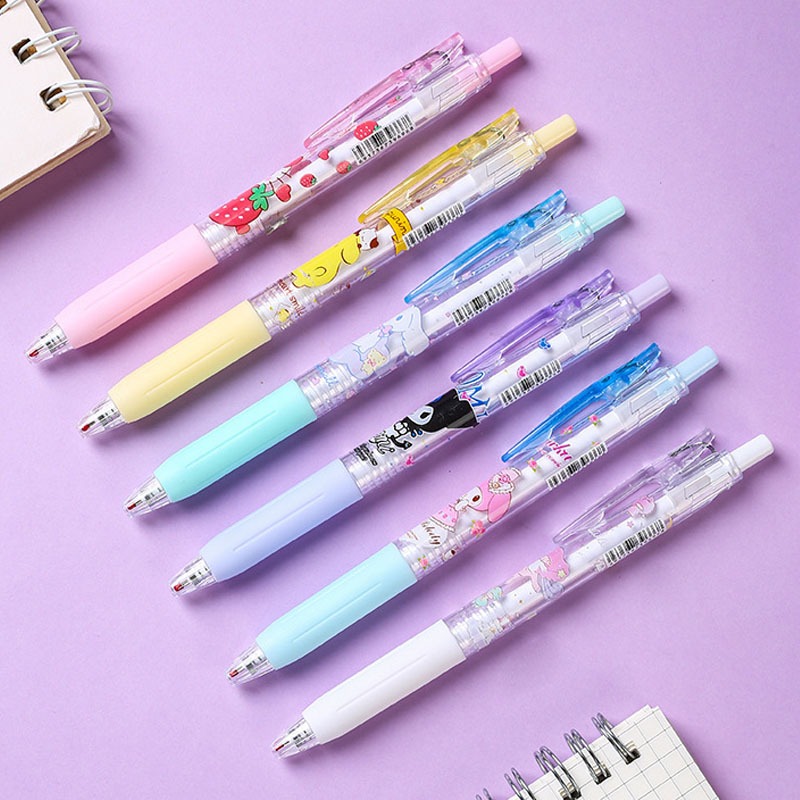 

Pulpen S-an-rio Design/Gelpen Hitam 0.5mm lucu