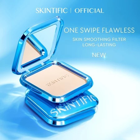 WAWA - Skintific Ultra Cover Powder Foundation | Netto 9g | Skintific Bedak Padat