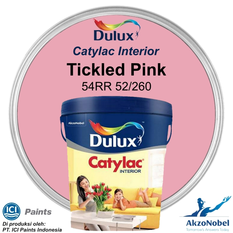 CAT DULUX CATYLAC INTERIOR 25 KG - TICKLED PINK 54RR 52/260