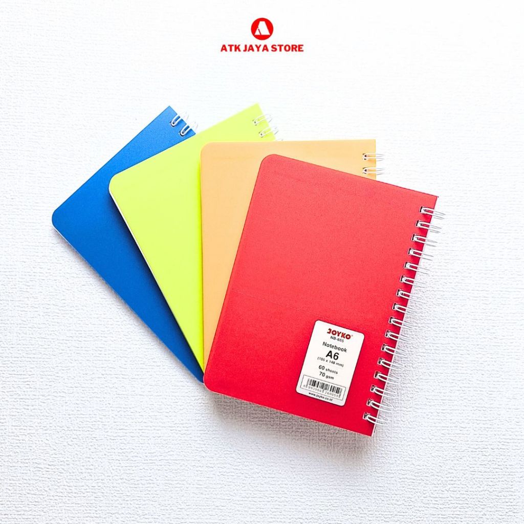 

Notebook Diary Agenda Buku Catatan Bergaris Joyko NB-665 60 Lembar