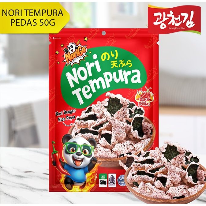 

QH [Buy 2 Get 1] Norigo Nori Tempura 50Gr / Snack Nori / Snack Rumput Laut