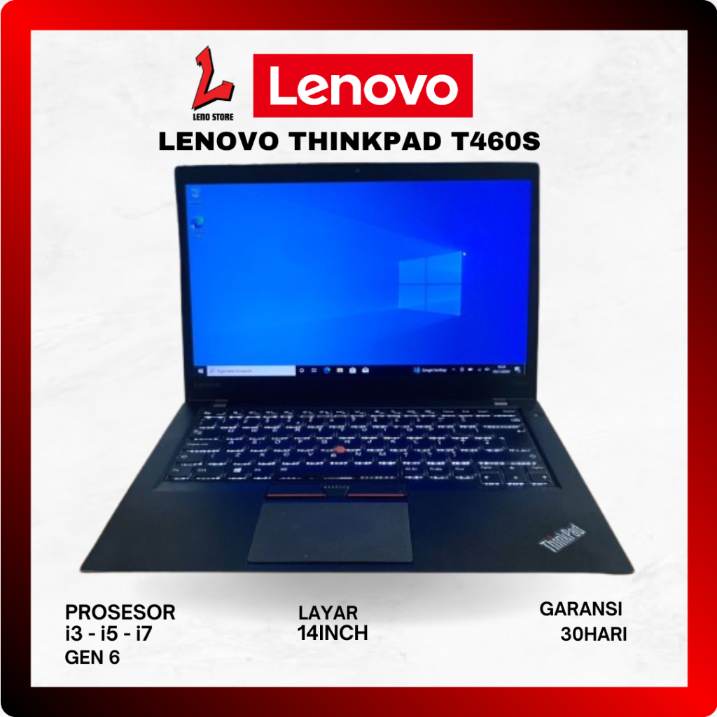 Laptop sekolah dan kuliah lenovo thinkpad yoga T460S i3 i5 i7 generasi 6 second bergaransi