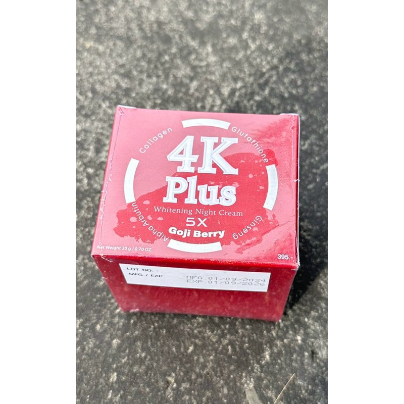 4k Plus Gojiberry Whitening Night Cream