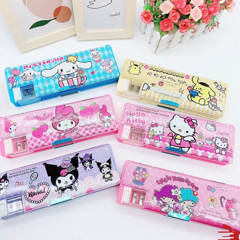 

Terbaik OSM JKT S5984 Kotak Pensil Kotak Pensil Magnet 2 Sekat Kotak Pensil Anak Dilengkapi Rautan Kotak Pensil Karakter Lucu