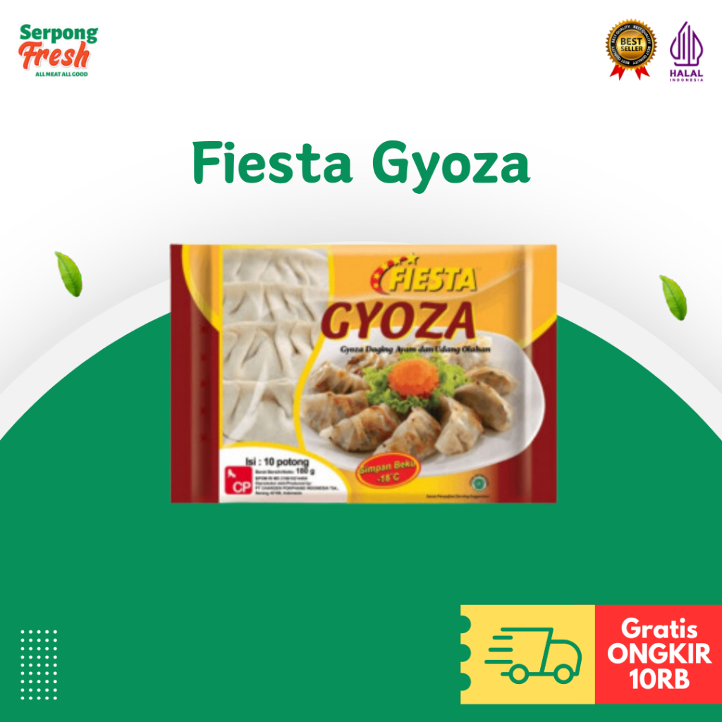 

Fiesta Gyoza / Pangsit Ayam Dan Udang 180gr