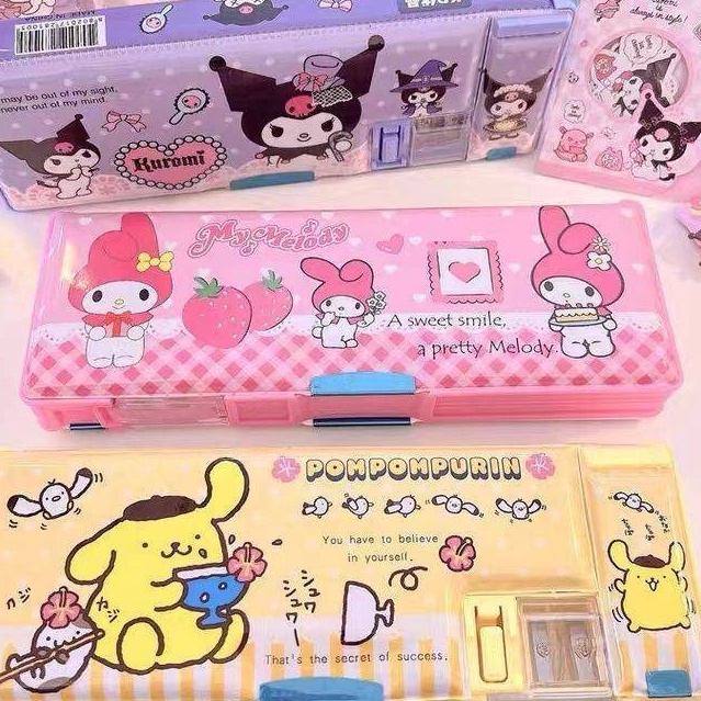 

KF7 ATK TEMPAT PENSIL 2 SISI PENUTUP MAGNET PENGSERUT KARAKTER KUROMI CINNAMOROL KAWAII