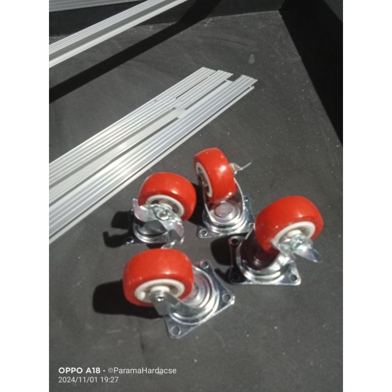 roda hardcase tebal.. link tambahan roda hardcase plus rem