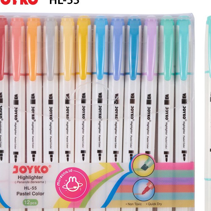 

HJ6 JOYKO HL55 PASTEL COLOR TWIN TIP HHLHTER