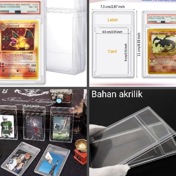 

Kilat Tempat id cardName tag card holder akrilik