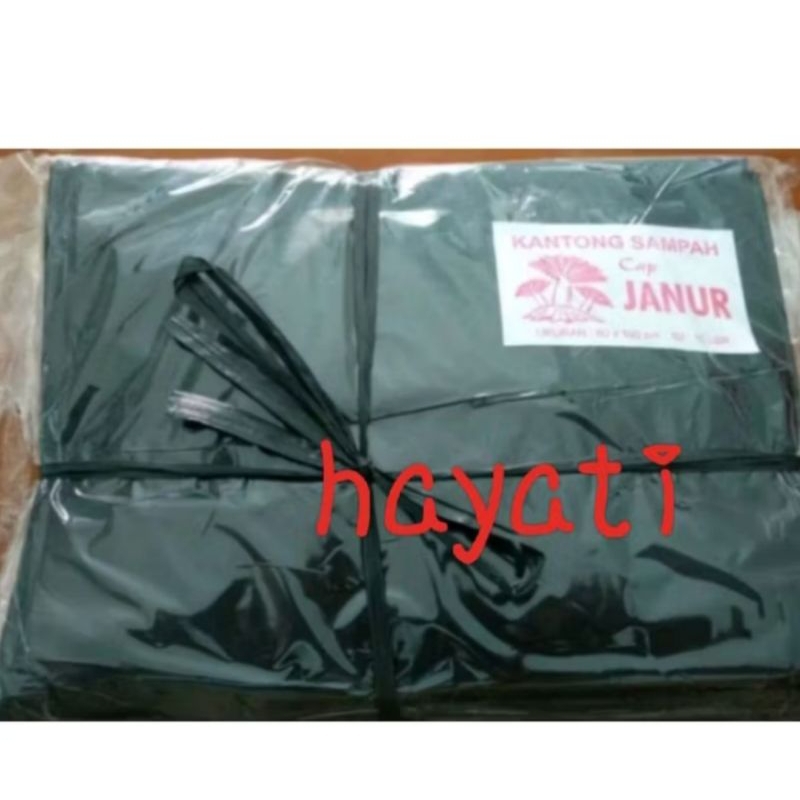 plastik sampah hitam janur 60 X 100