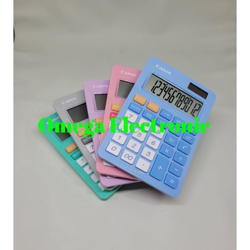

KI3 Canon AS12V Calculator Desktop Kalkulator Meja Kantor Stylish Warna Warni Colorful AS 12V