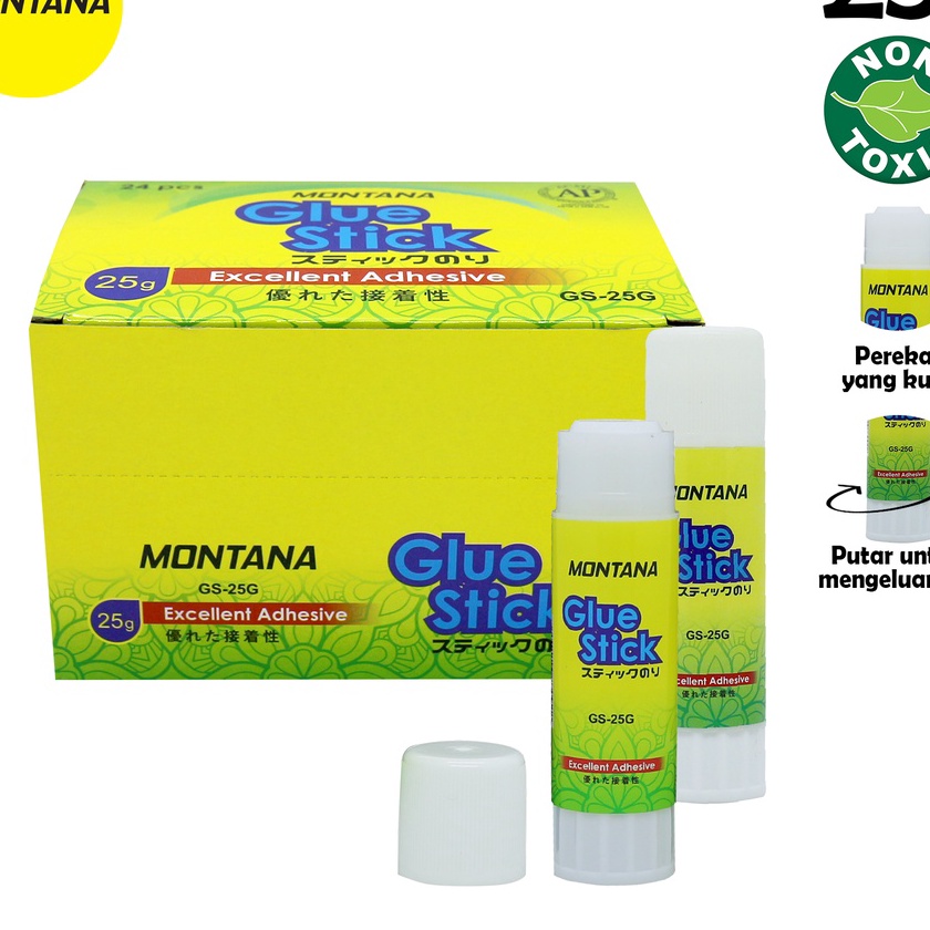 

KF7 Montana Glue Stick Lem Batang Montana GS25 25Gr