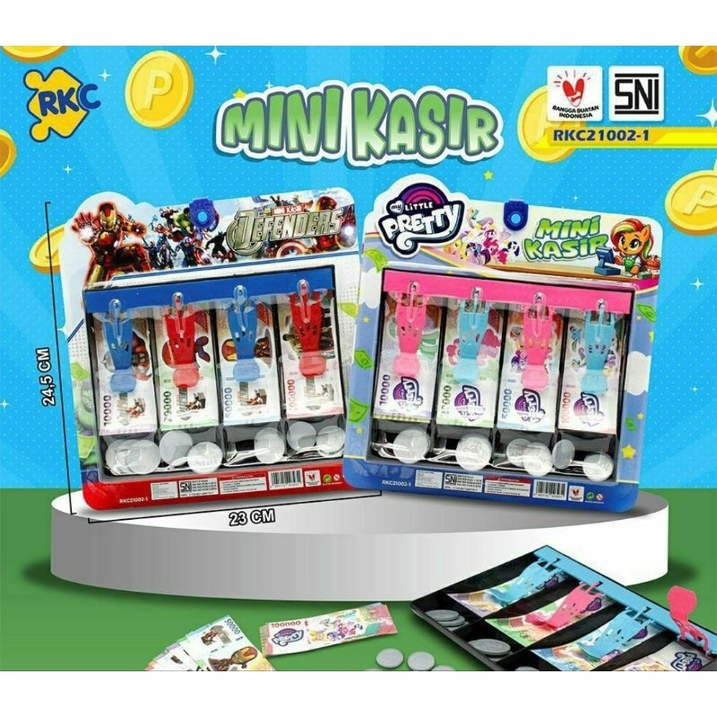 PROMO MAINAN UANG / KASIR KASIRAN / MINI CASHIER / UANG MAINAN / LACI UANG