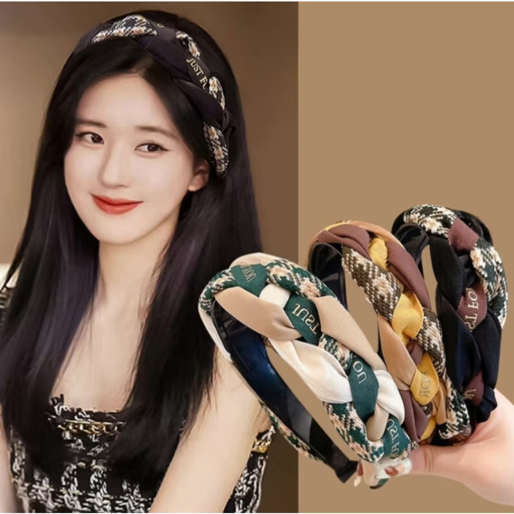 Bando Kepang Fashion Korea Bandana Wanita Aksesoris Rambut Wanita