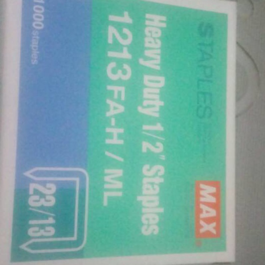 

HJ6 ISI STAPLER 1213MERK MAX