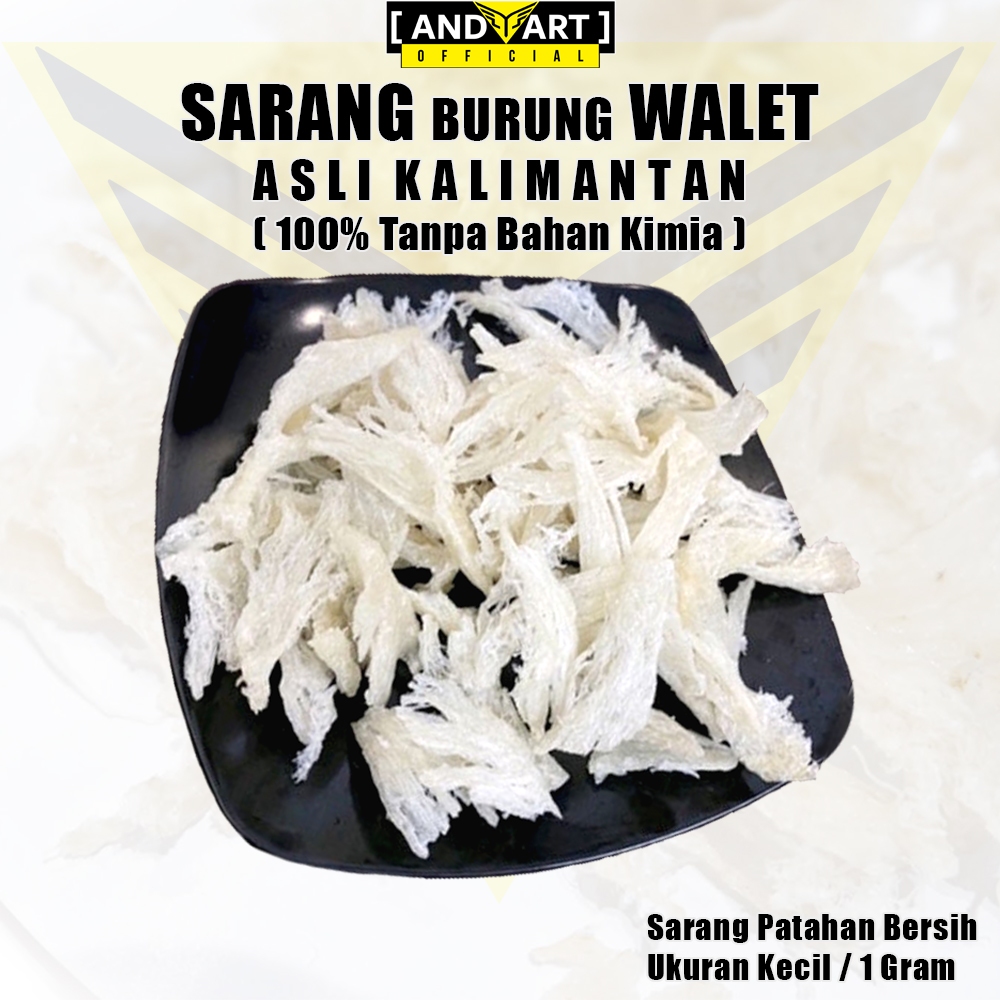 

ANDYART Sarwa Natural Patahan Bersih Premium Ukuran Kecil 1 Gram