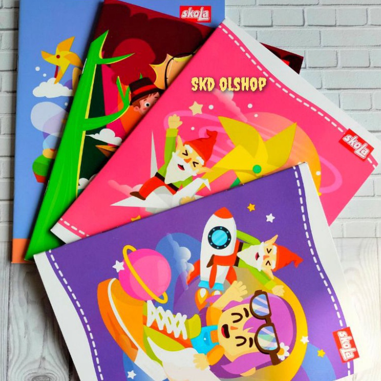 

Sekarang Irit Buku Tulis SKOLA 58 Lembar Murah Buku Sekolah Anak Bergaris Karakter Sidu Isi 5 Pcs