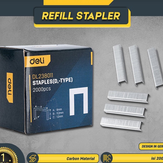 

HJ6 Deli Staple Gun Refill Isi Ulang Staples Tembak 3 Model EDL2381X