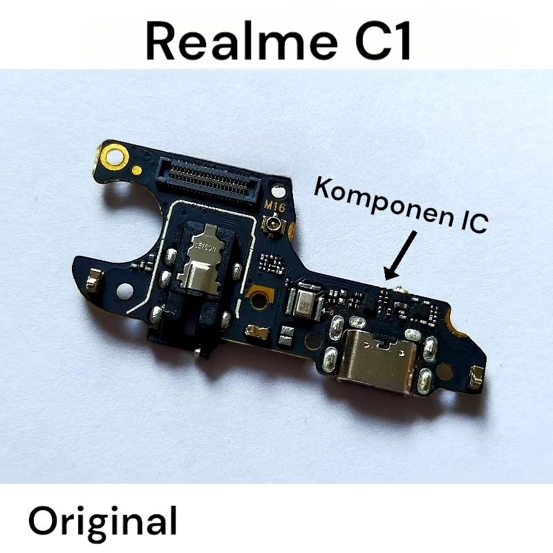 Connector Charger Realme C1 Original Full Komponen Ic Papan Board Charger Mic Realme C1
