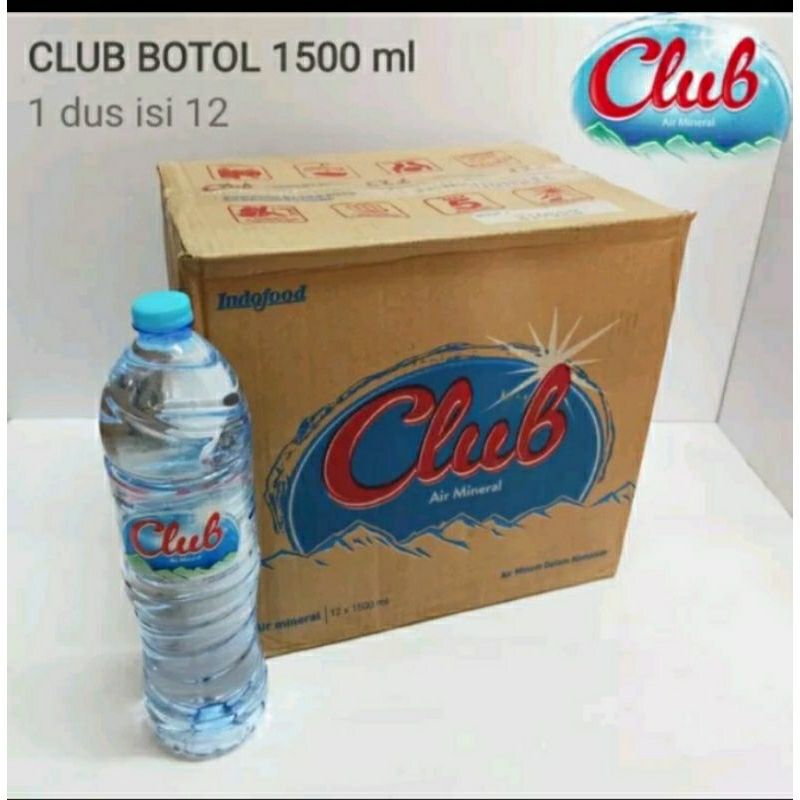 

Club' 1500ml isi 12 botol