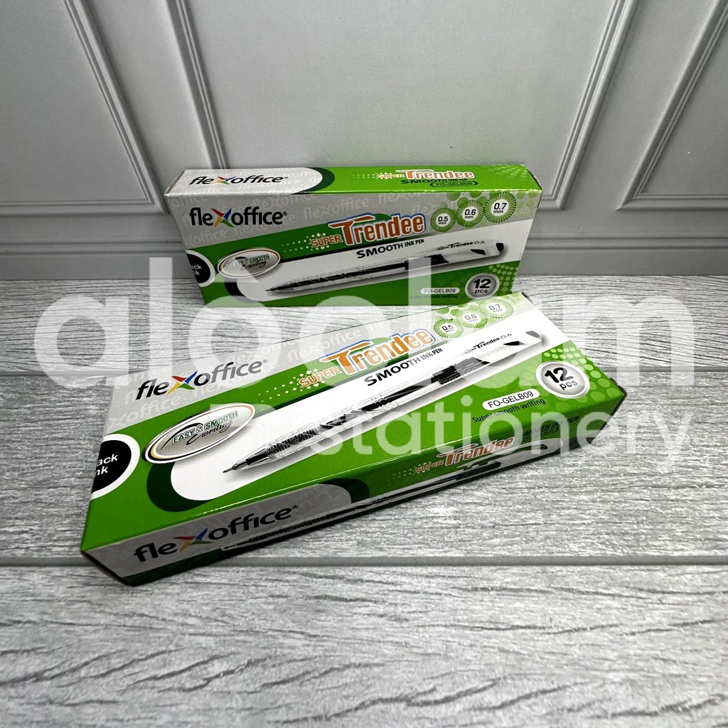 

Potongan 15 Hari Ini SELUSIN 12 PCS Pulpen Mekanik Flexoffice Super Trendee 5 mm Pulpen Cetekan Trendee 5mm6mm