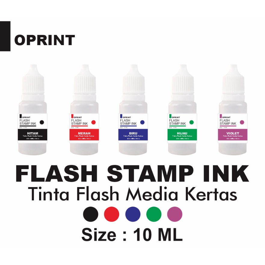 

Wah Tinta Stempel Flash Media KES Size 1 mL