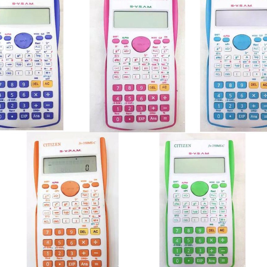 

Super Kalkulator Sekolah Scientificilmiah Citizen Fx35 Warna fx 35 MS