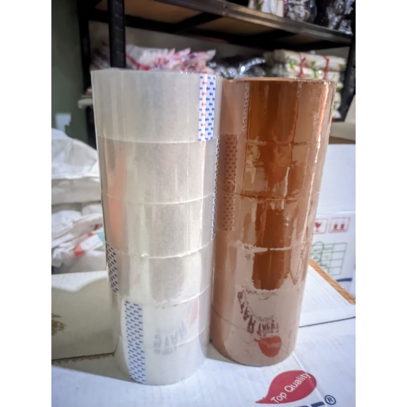 

lakban bening coklat tebal 72 yard