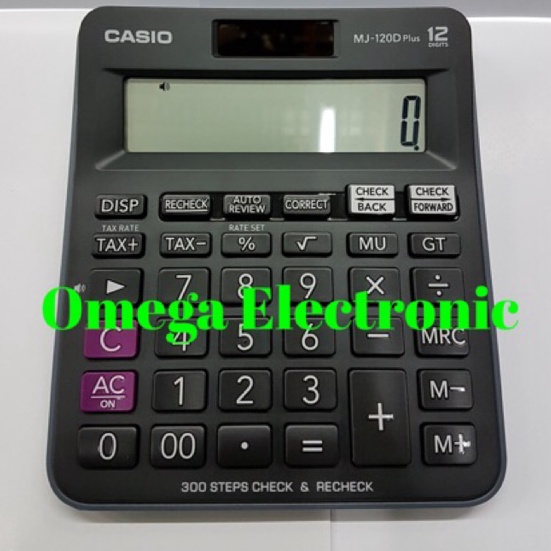 

KI3 Casio Desktop MJ12D Plus Kalkulator Meja Office check correct MJ 12D Plus