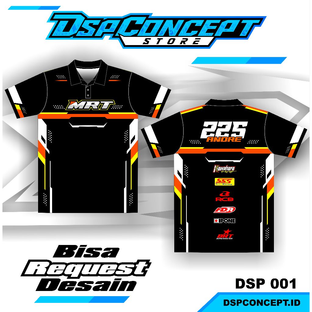 JERSEY RACING   kaos baju jersey racing custom full printing jersey balap jersey bisa ubah nama nomo