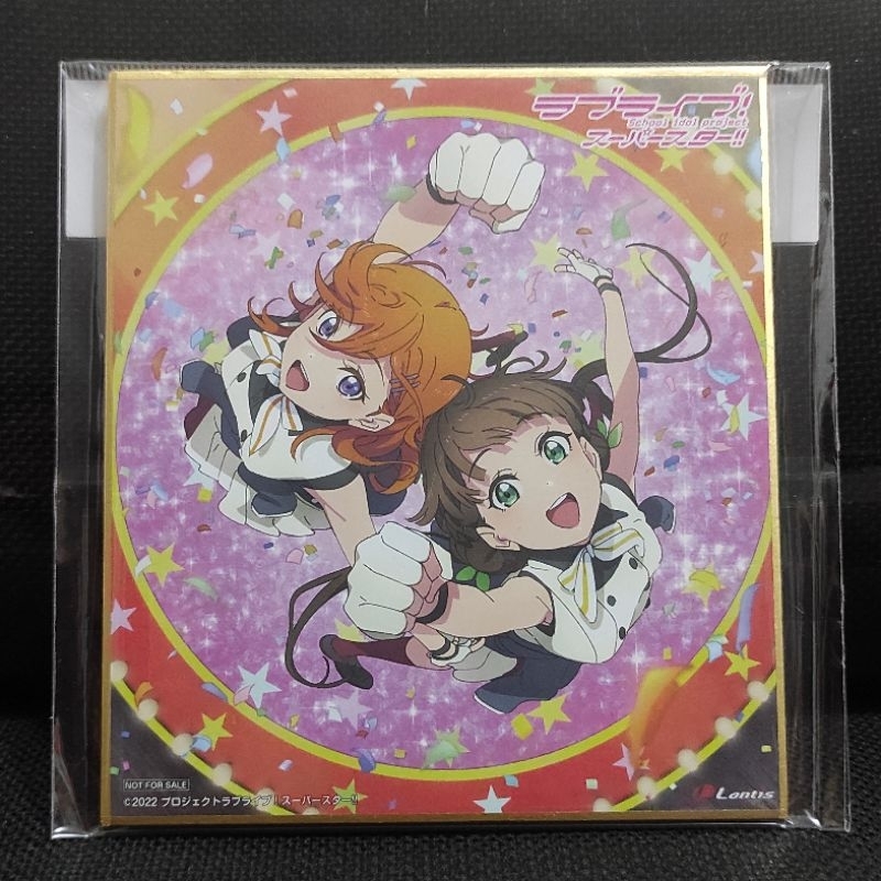 Shikishi Anime Love Live Superstar Liella Shibuya Kanon & Sakurakoji Kinako Original Jepang