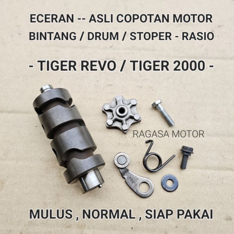 Eceran Stoper Rasio Bintang Rasio Botolan Rasio TIGER REVO TIGER 2000 Asli Original Copotan Motor or