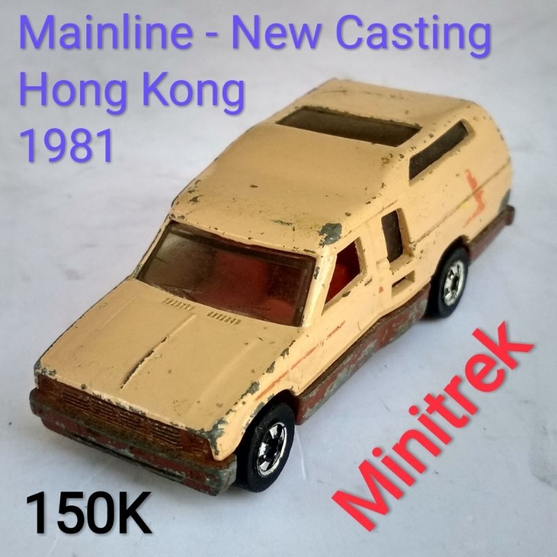 Vintage Diecast Hot Wheels Hongkong Minitrek Hong Kong ban Blackwall