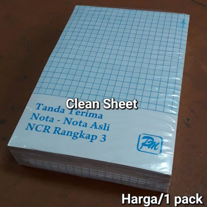 

Nota asli tanda terima rangkap 3 ply(Harga/1 pack)