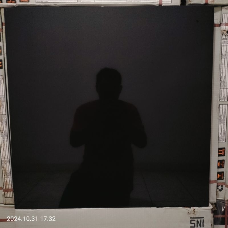 GRANIT DOUBLE LOADING MURAH HITAM POLOS SUNPOWER PS6999 60X60 KW1