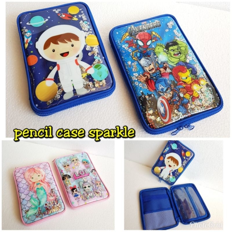 

PENCIL CASE SPARKLE Tempat Pensil Anak KOTAK PENSIL CUSTOM