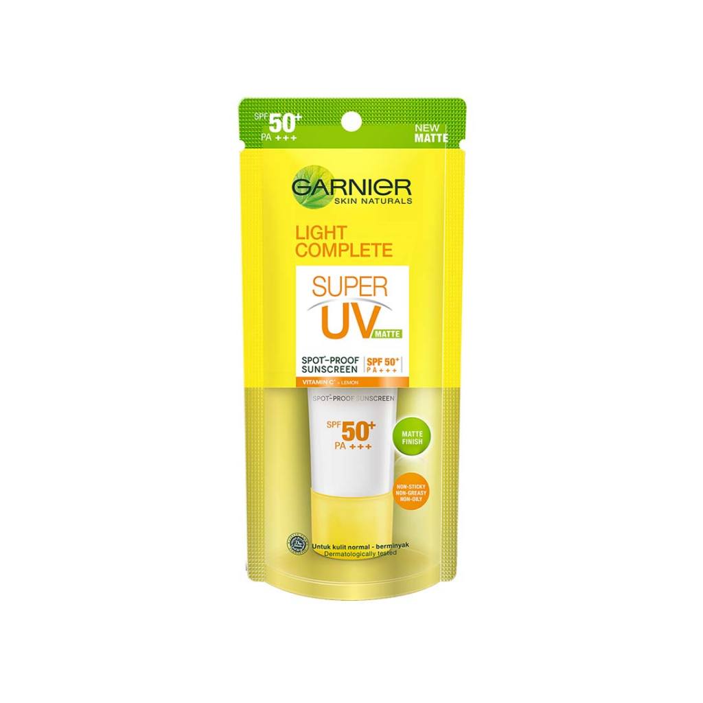 Garnier Super UV Matte Finish Sunscreen SPF 50+ PA+++ 15ML Sunscreen Wajah