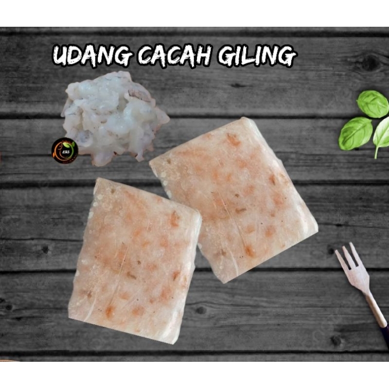 

[ TERLARIS DAGING UDANG MURNI ] Udang Cacah giling Bakso udang kasar Empek empek, Dimsum, Siomay Amisan