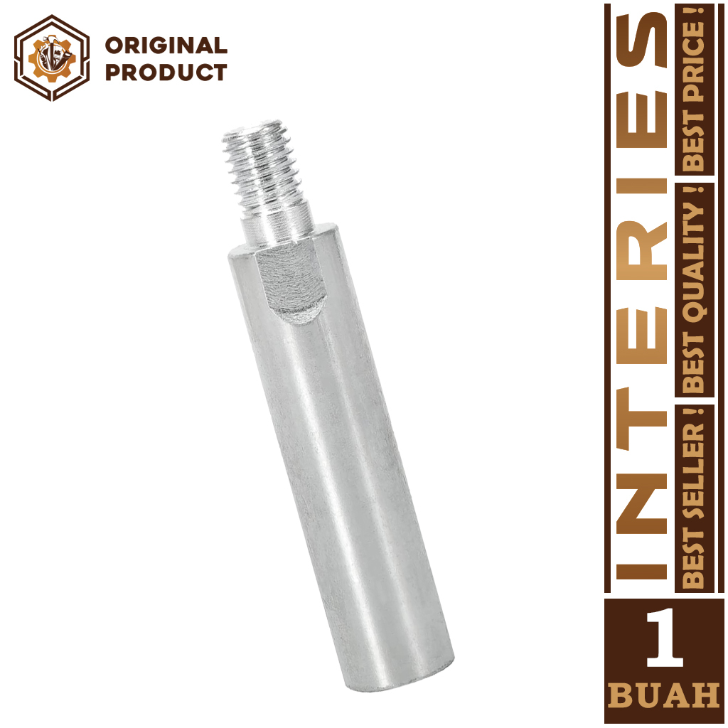 Extension Shaft Konektor Batang Pemanjang Mesin Gerinda Poles M10