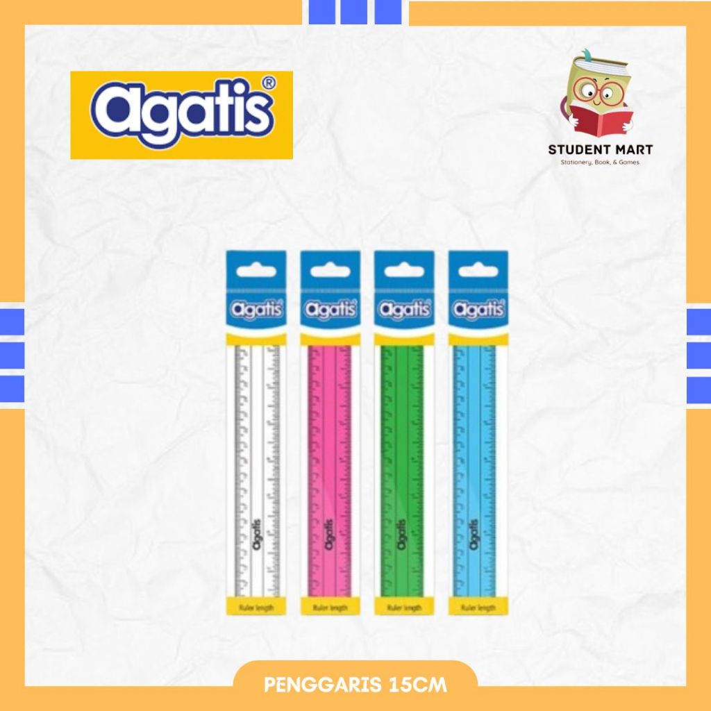 

Agatis - Penggaris 15cm