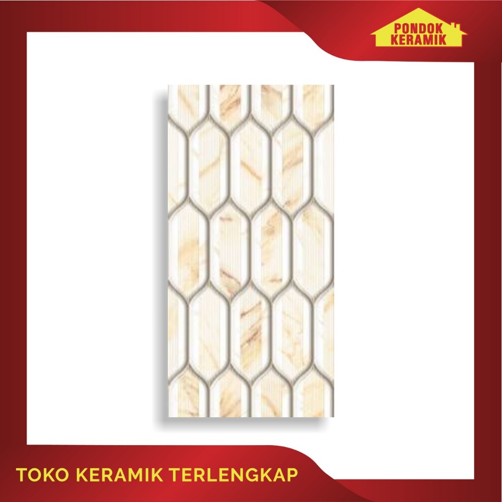 Keramik Dinding Signature 30x60 Cardiff Beige Dekoratif