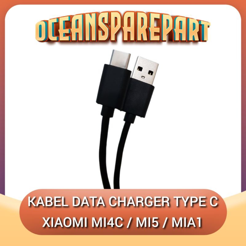 Kabel data Charger Xiaomi - Xiomi Mi4c Mi5 MiA1 Usb type C