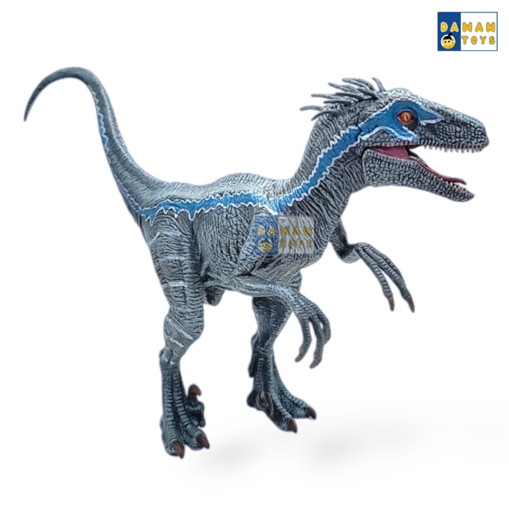 Figure Velociraptor Blue Dino Dinosaurus