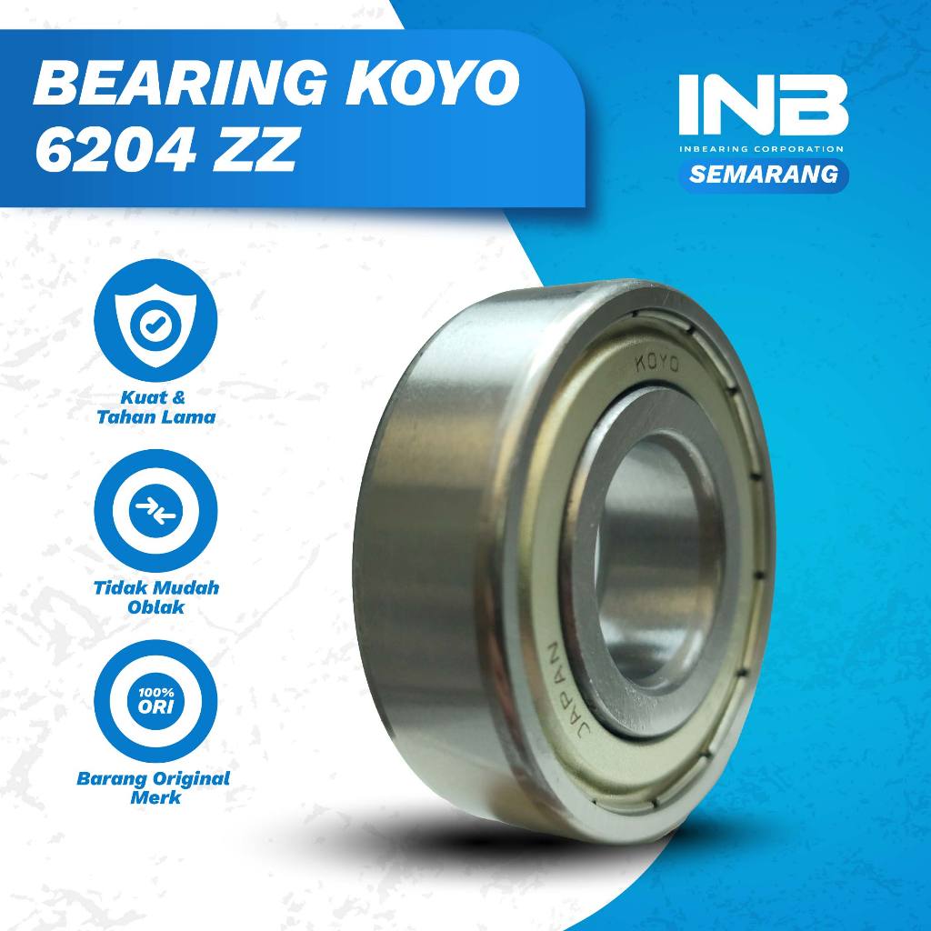 Laker Bearing 6204 ZZ KOYO Bearing As Gardan Beat Fi Esp Vario 125 150 Scoopy Original KOYO INB SEMA