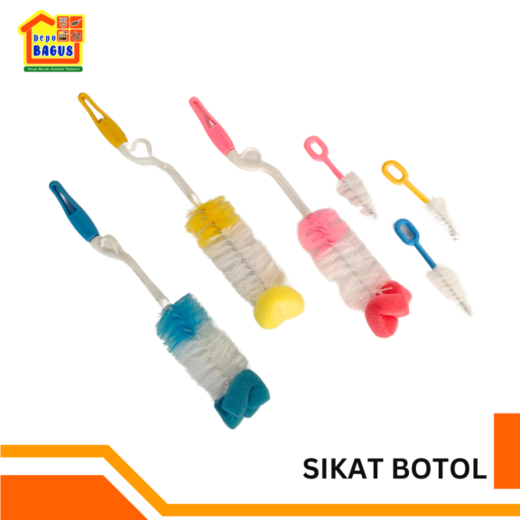 Sikat Pembersih Botol, Sikat Botol Dot Bayi, Sikat Botol Susu Bayi